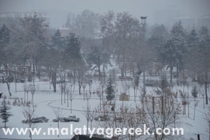 Malatya'nın kar manzaraları‏ 7