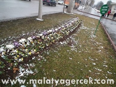 Kar yağarken Malatya sokaklarında dolaşmak 3