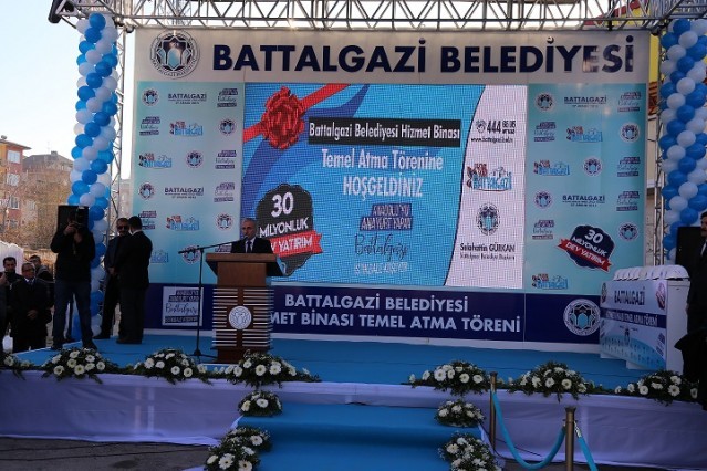 Bakan Tüfenkci, Battalgazi Belediyesi Yeni Hizmet Binası’nın Temelini Attı 6