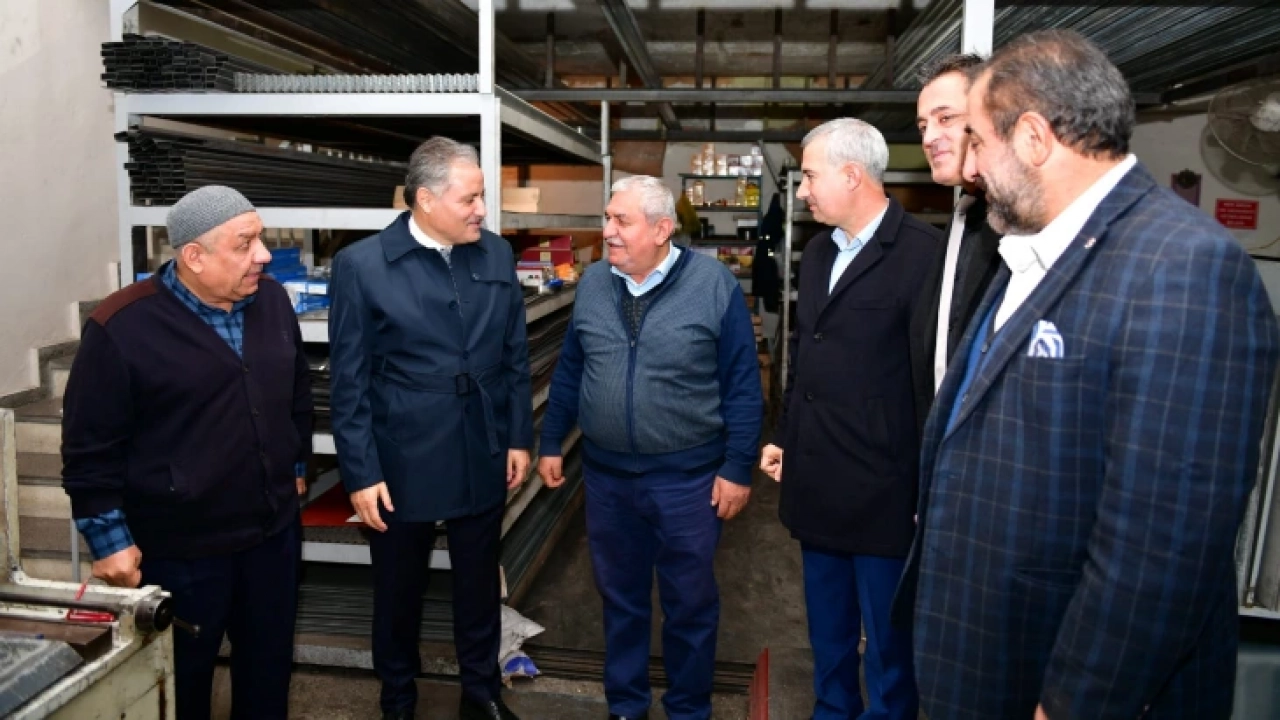Milletvekili Çakır İle Belediye Başkanı Çınar, Sanayi Esnafının Taleplerini Dinledi
