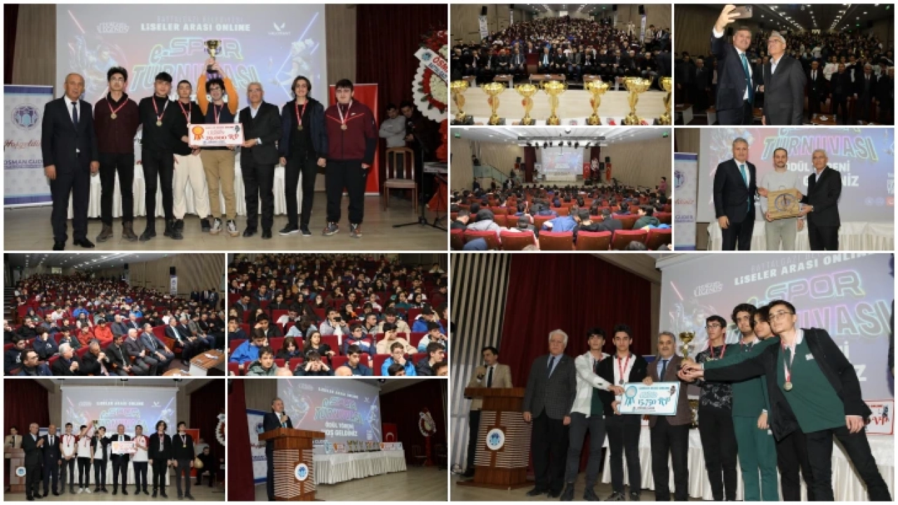 Liseler Arası Online E-Spor Turnuvası’nın Ödül Töreni Düzenlendi