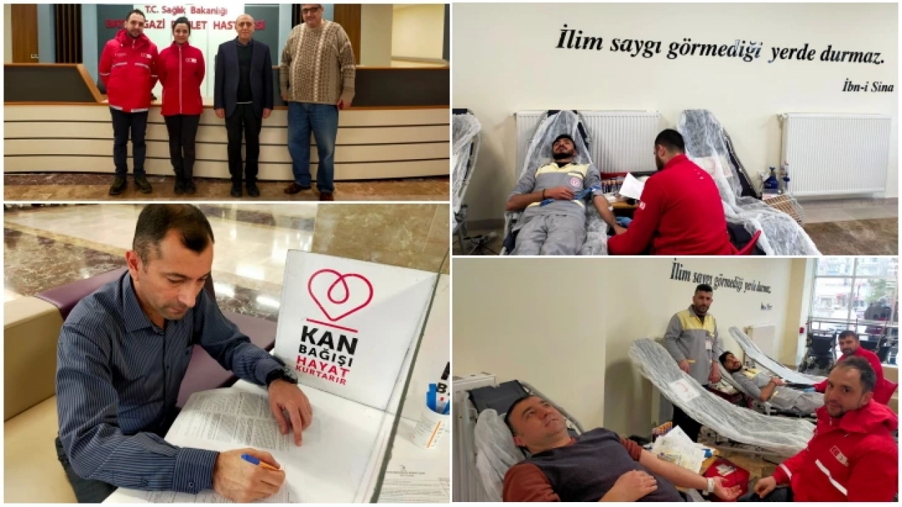 Battalgazi Devlet Hastanesinde Kan Bağış Standı Kuruldu