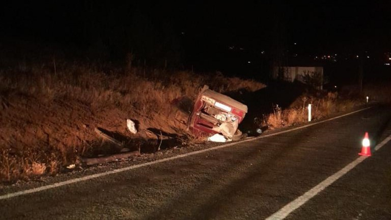 Malatya'da araç devrildi: 4 yaralı