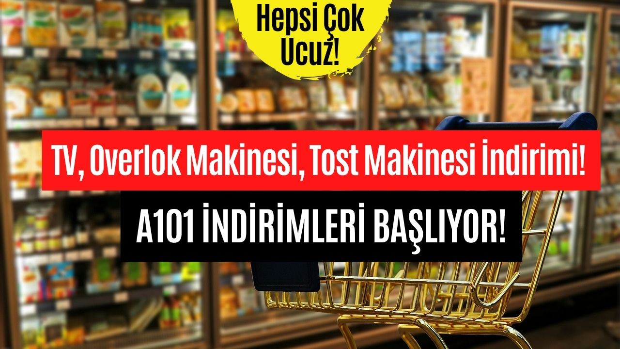 Overlok Makinesi Ayağınıza Geldi! A101 Kataloğu 21 Eylül İndirimli Ürünler Fiyat Listesi