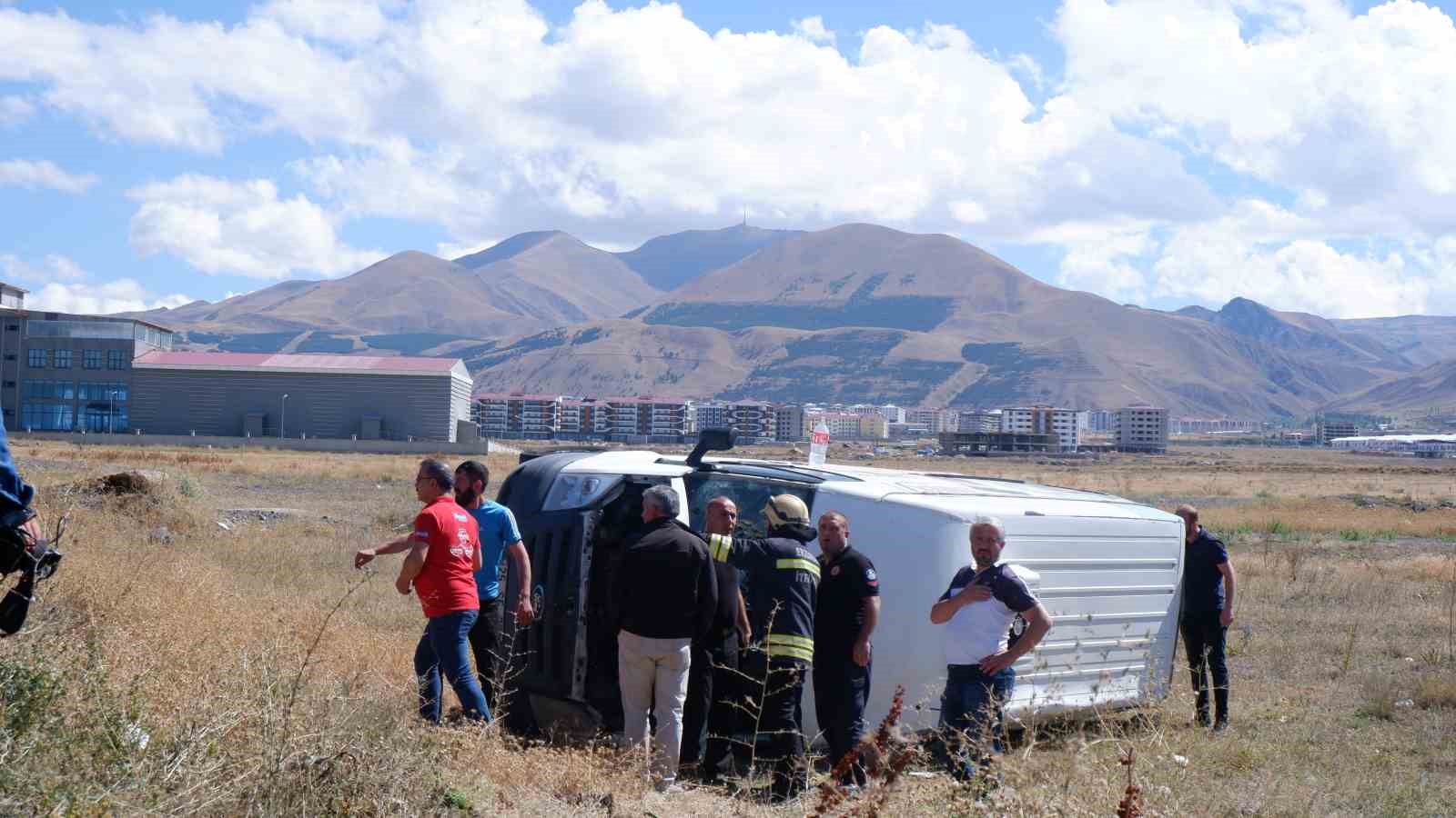 Erzurum’daki Trafik Kazasında: 1 Yaralı