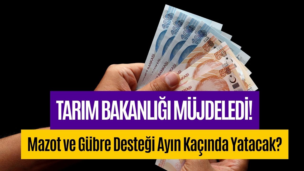 10 Gün Sonra Mazot ve Gübre Desteği Başlıyor! TC Kimlik No’ya Hangi Tarihlerde Yatacağı Belli Oldu!