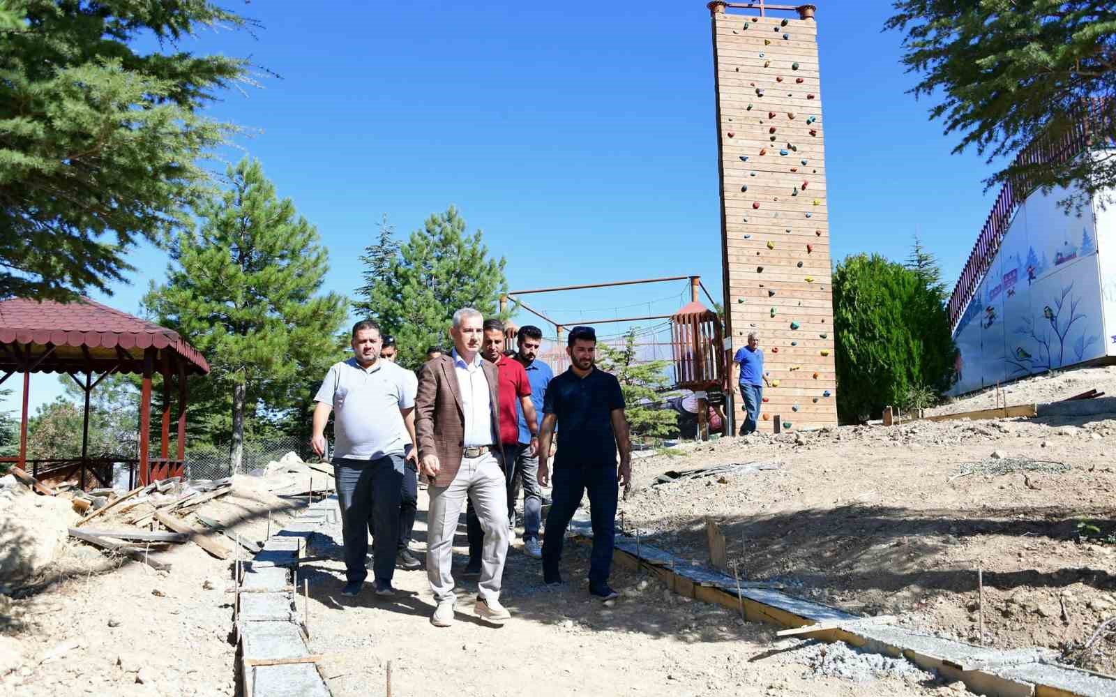 Başkan Çınar, Macera Parkına İncelemede Bulundu