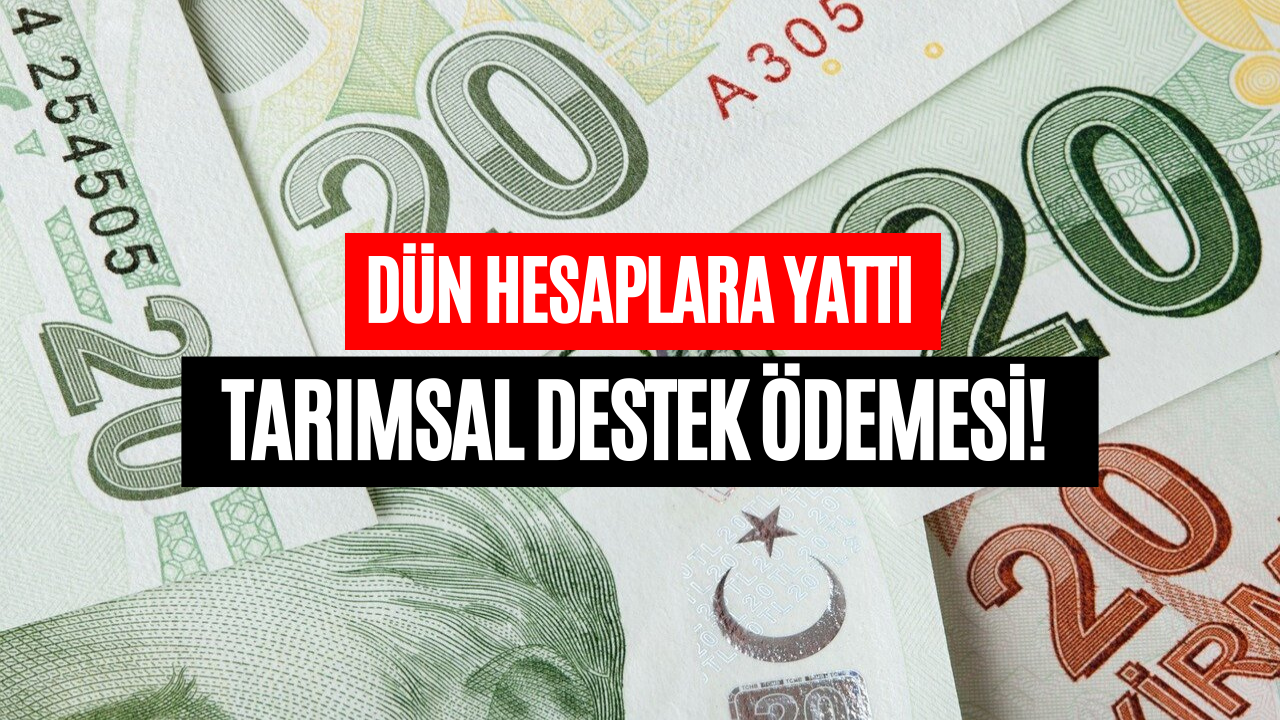 Eylül Ayının Son Tarımsal Destek Ödemesi Ziraat Bankası Hesaplarına Yattı!