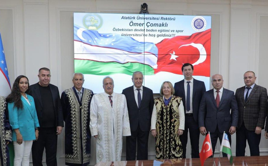 Rektör Prof. Dr. Ömer Çomaklı Özbekistan Ziyaretinde