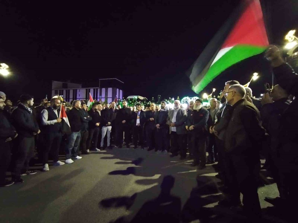 Bingöl’deki Stk’lar, İsrail’i Protesto İçin Sokaklara Döküldü
