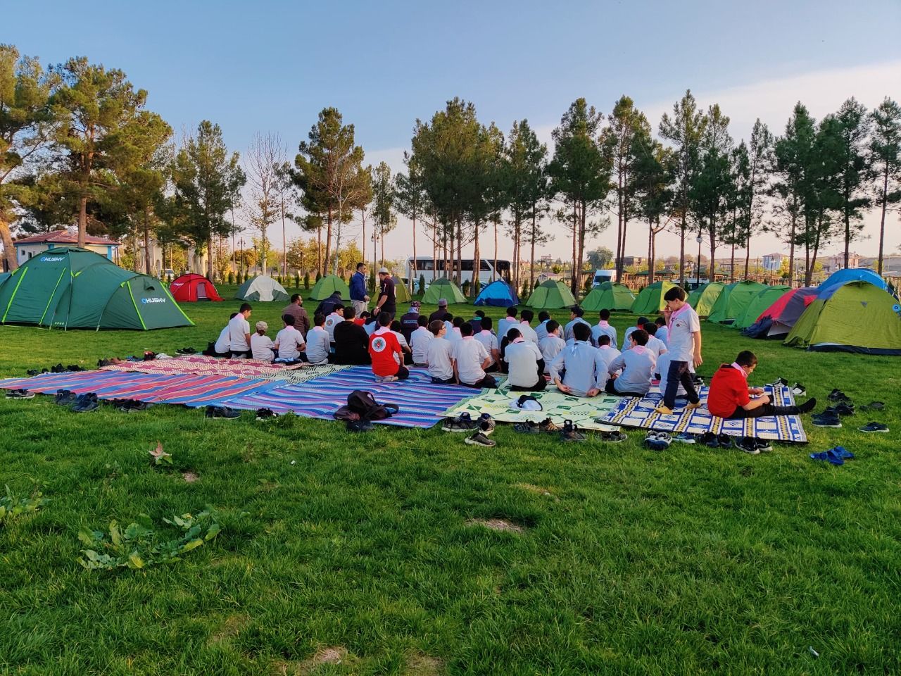 Kırkgöz Sahil Parkında İzci Çadırları Doldu Taştı