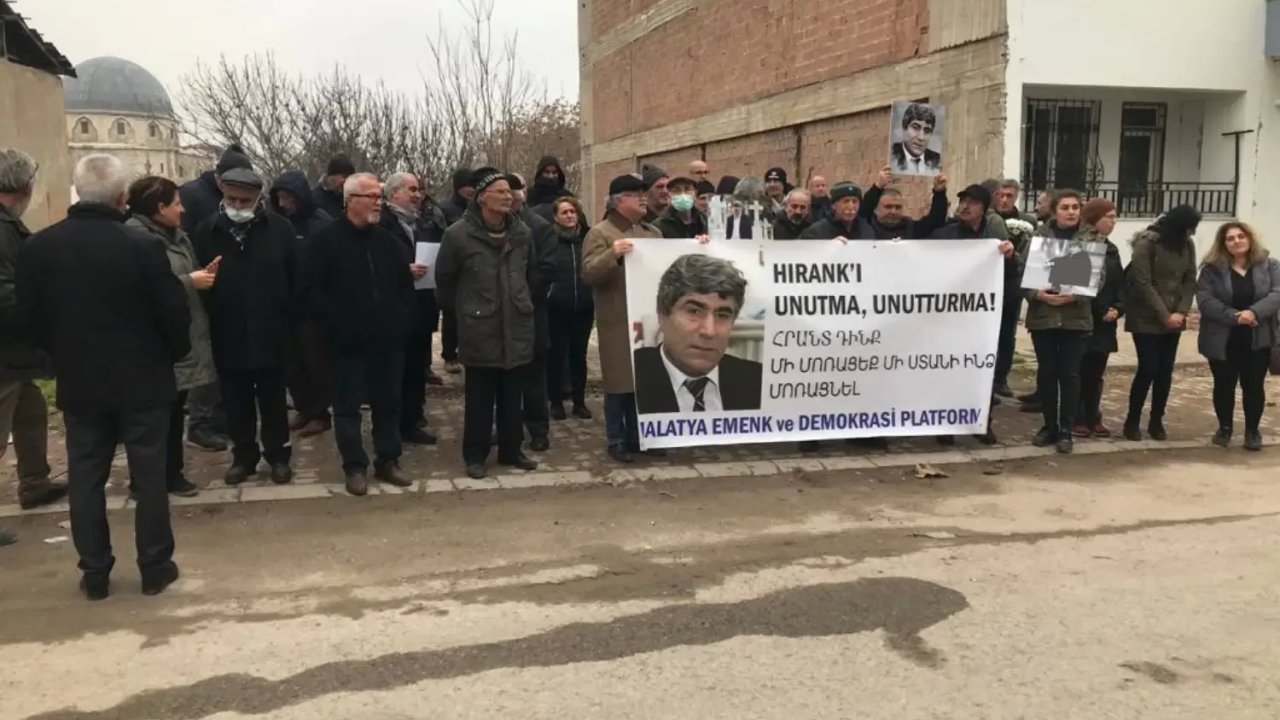 Hrant Dink'in Öldürülüşünün 17. Yılı Malatya'da Anıldı!