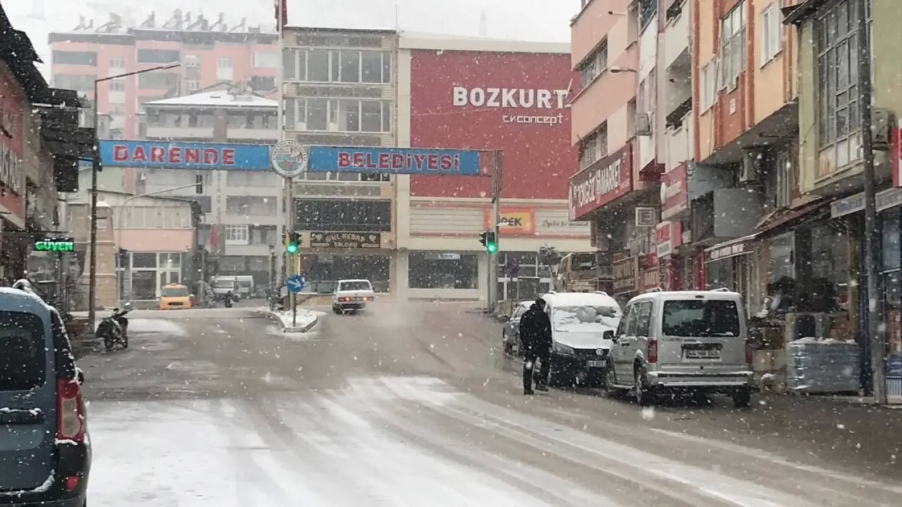 Beyaz Örtü Malatya'ya Yakıştı