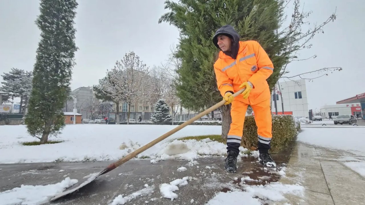 Battalgazi Belediyesi Karı Hazır Karşıladı