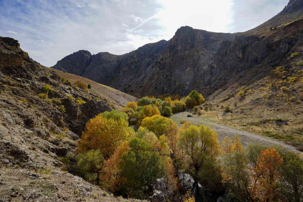 Arapgir’de sonbahar doğal güzelliğiyle görenleri hayran bıraktırıyor