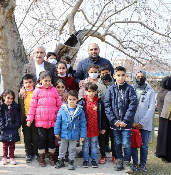 Belediye Başkanı Güder, yetim çocuklar ve aileleriyle buluştu