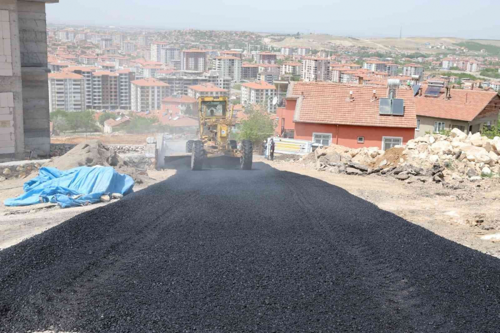 Battalgazi Yıldıztepe’de asfaltlama çalışmaları