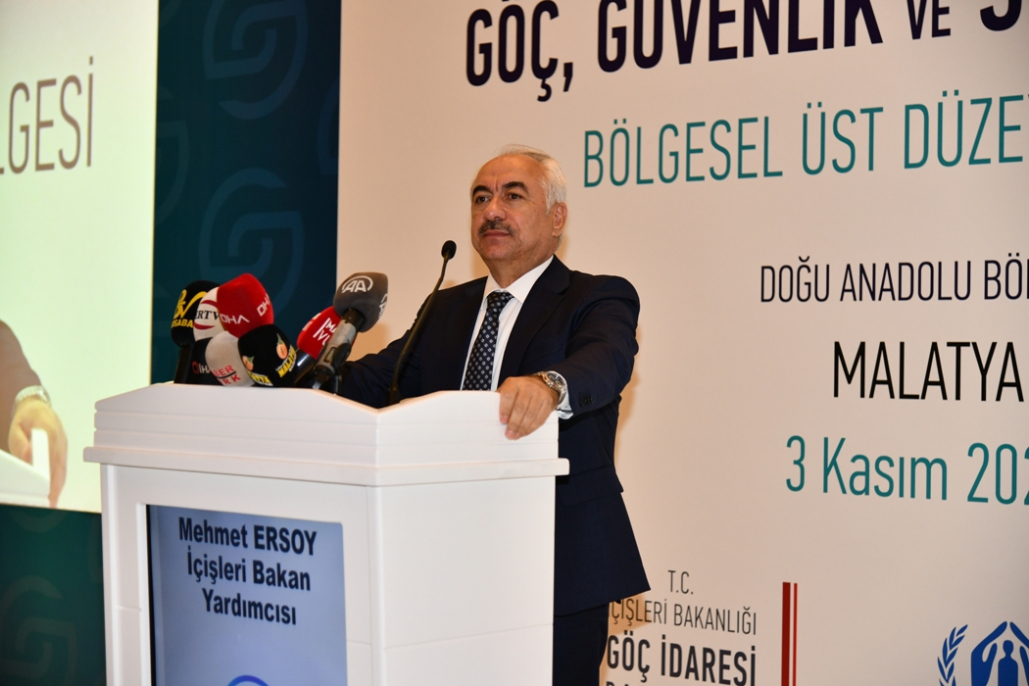 Doğu Anadolu Bölgesi Göç, Güvenlik ve Sosyal Uyum Bölgesel Üst Düzey Çalıştayı Malatya’da Yapıldı