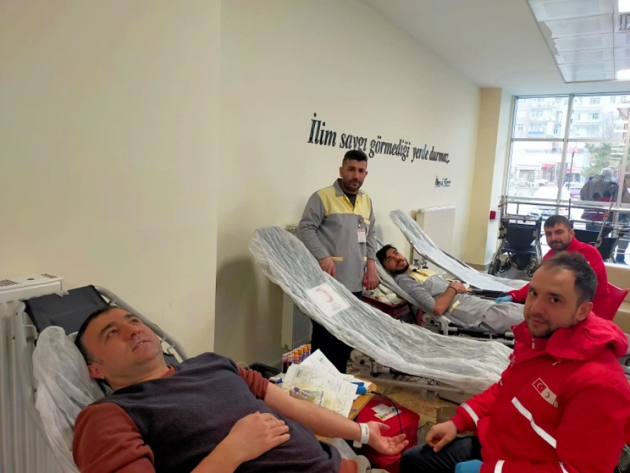 Battalgazi Devlet Hastanesinde Kan Bağış Standı Kuruldu