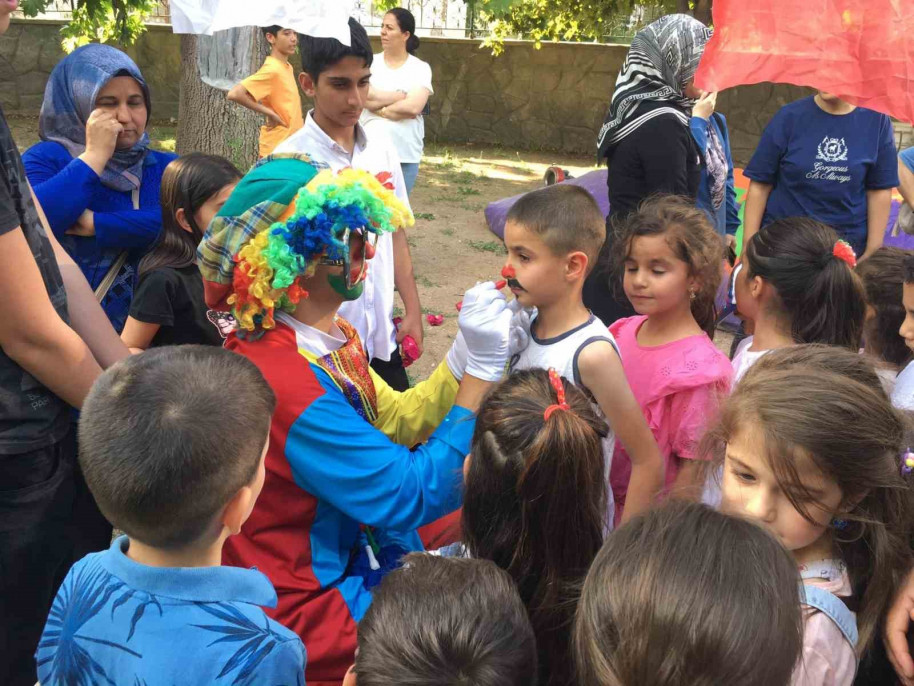 Akçadağ'da depremzede çocuklar için etkinlik