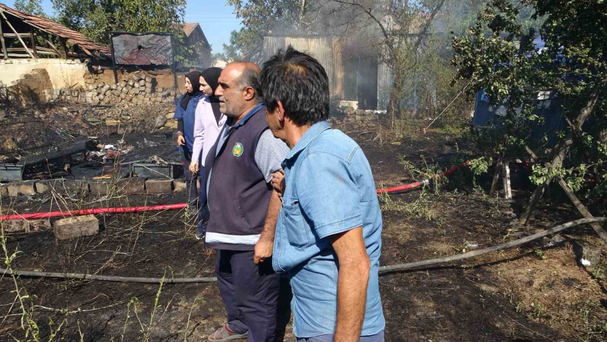 Malatya'da yangın sonrası meydana gelen patlama paniğe neden oldu