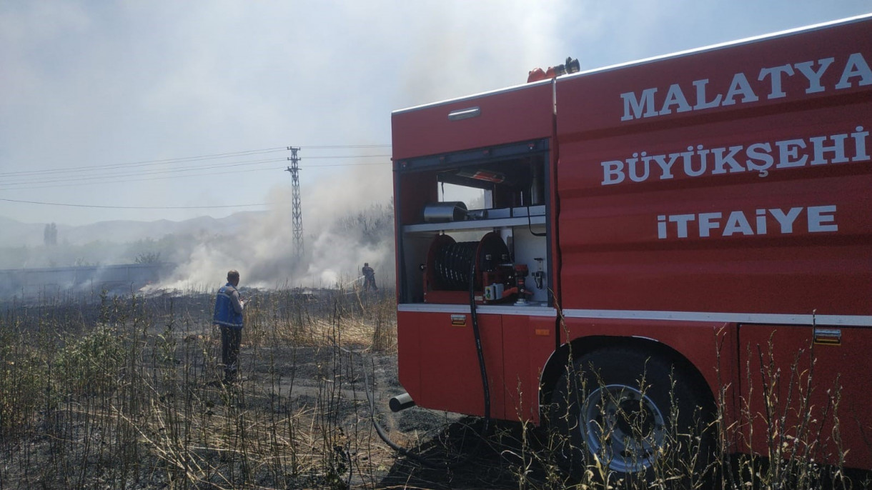 Malatya itfaiyesi 1 ayda 845 olaya müdahale etti