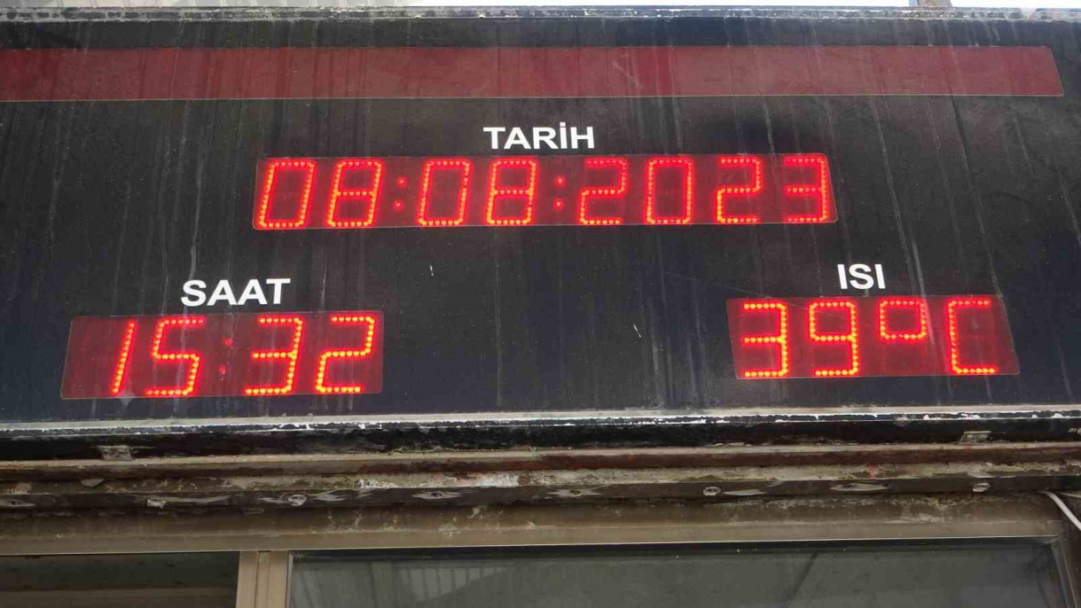 Malatya'da termometreler 39 dereceyi gördü