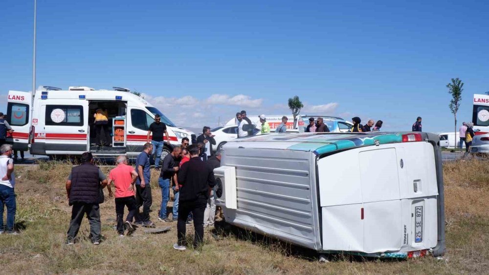 Erzurum’daki Trafik Kazasında: 1 Yaralı