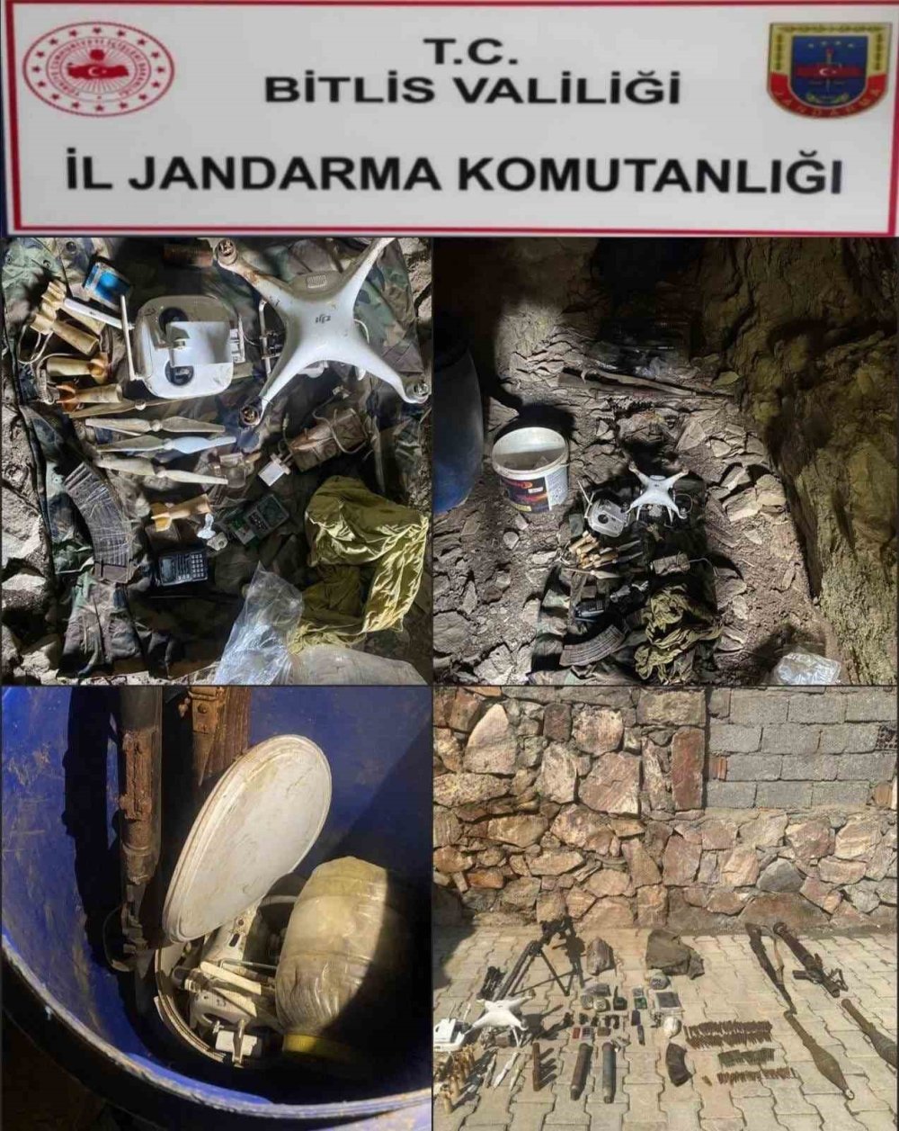 Bitlis’te Terör Yönelik Operasyon, Çok Sayıda Mühimmat Ele Geçirildi