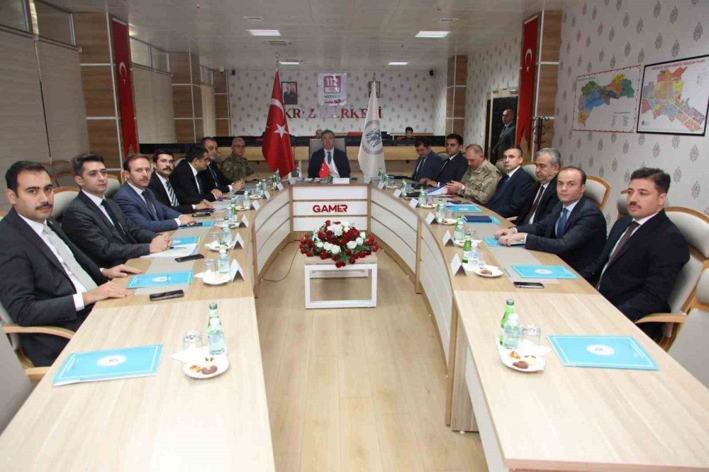 Erzincan’da İl Güvenlik Ve Asayiş Koordinasyon Toplantısı Gerçekleşti