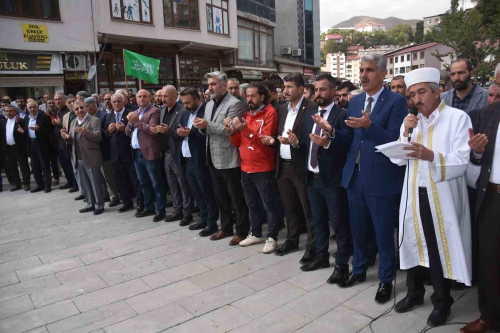 Bitlis’te Filistin’e Destek