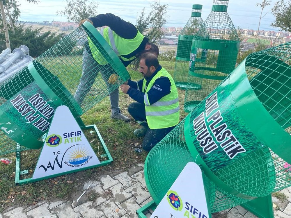 Atık Plastik Geri Dönüşüm Kutuları Yerini Aldı