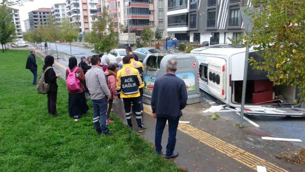 Malatya’da Yürekleri Ağza Getiren Kaza