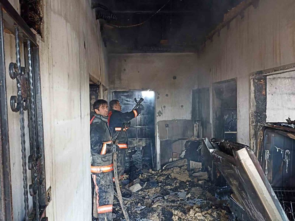Malatya’da Ev Yangını